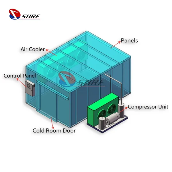 Cold Room Storage, 220v 380v customized, Steel - view 3