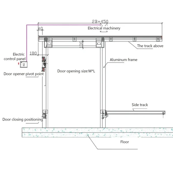 Cold Room Storage, Aluminum, 110v, R404A - view 3