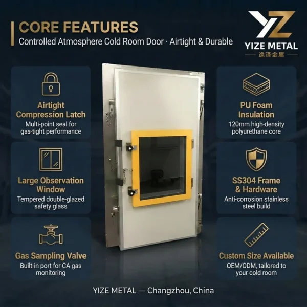 Cold Room Storage, Stainless Steel, Cold Storage Door - view 3