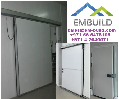 Cold Room Storage, UAE, SLIDING DOORS