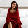 Color Polyester Throw Blanket, Portable, 100% Polyester - view 4