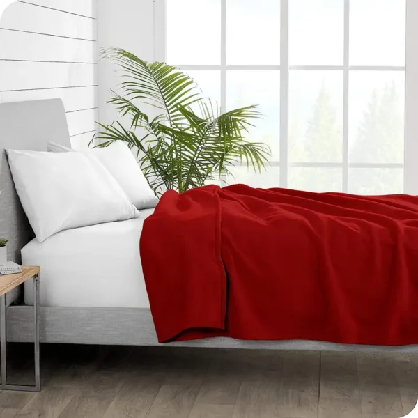 Color Polyester Throw Blanket, Portable, 100% Polyester - view 5
