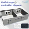Commercial Cold Room Refrigerator, 100mm, 230 V, 1.35KW - view 5