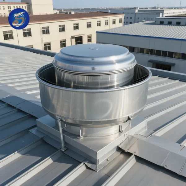 Commercial Kitchen Ventilation Fan, Roof, 120 V, Electric