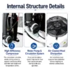 Commercial Portable Water Chiller, CW5000, 220 V, R134a - view 2