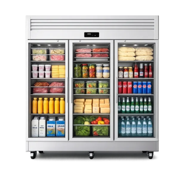 Commercial Restaurant Refrigerator, Stainless, Steel - view 5