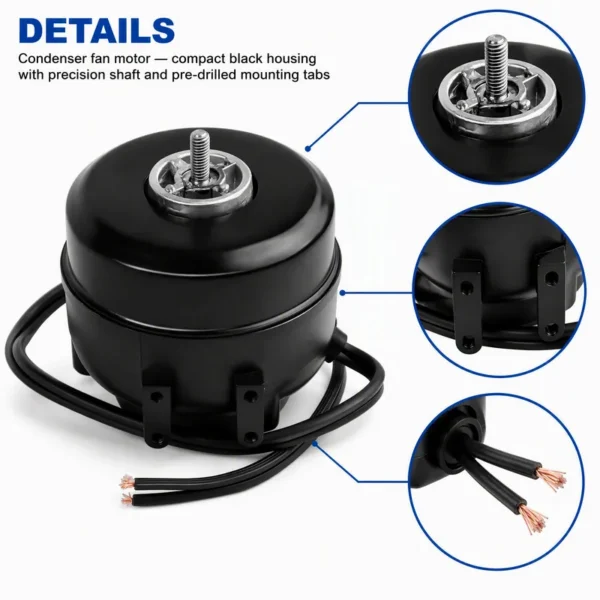 Condenser, 800402, 9W, 115V, 1700RPM - view 3