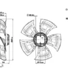 Condenser, A4D500-AM03-01, 500MM, 400V, 550W - view 4