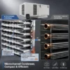 Condensing Unit, 3hp, R404a, Monoblock, 2560W - view 4