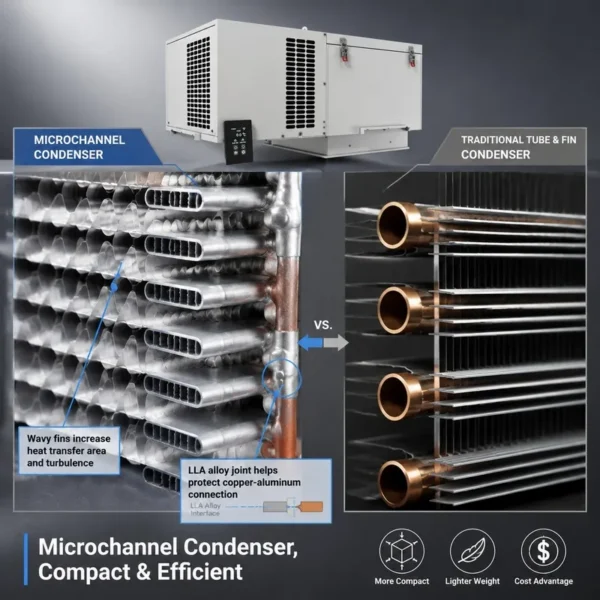 Condensing Unit, 3hp, R404a, Monoblock, 2560W - view 4