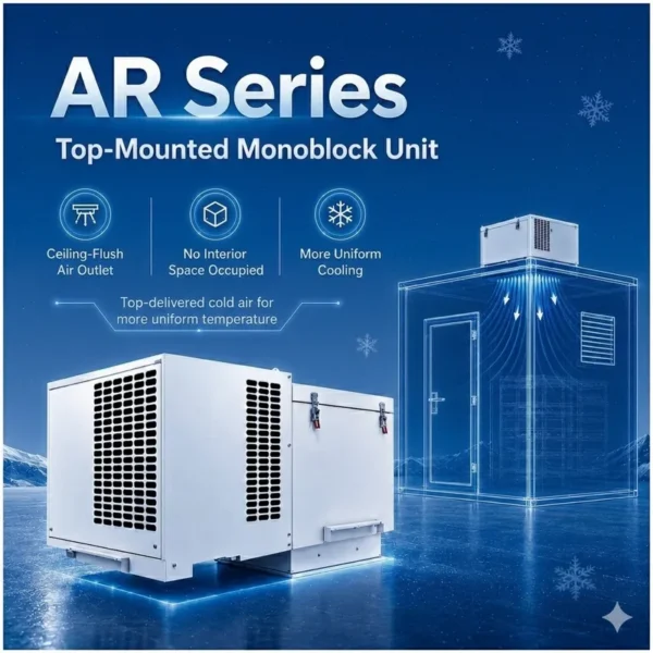 Condensing Unit, 3hp, R404a, Monoblock, 2560W - view 6