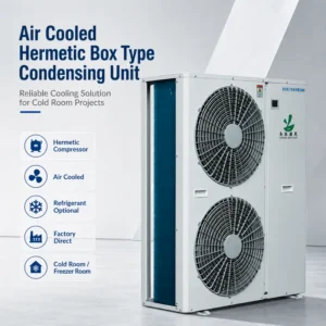 Condensing Unit, 5HP, Hermetic, Scroll, 220V