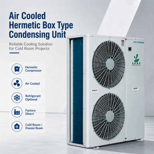 Condensing Unit, 5HP, Hermetic, Scroll, 220V