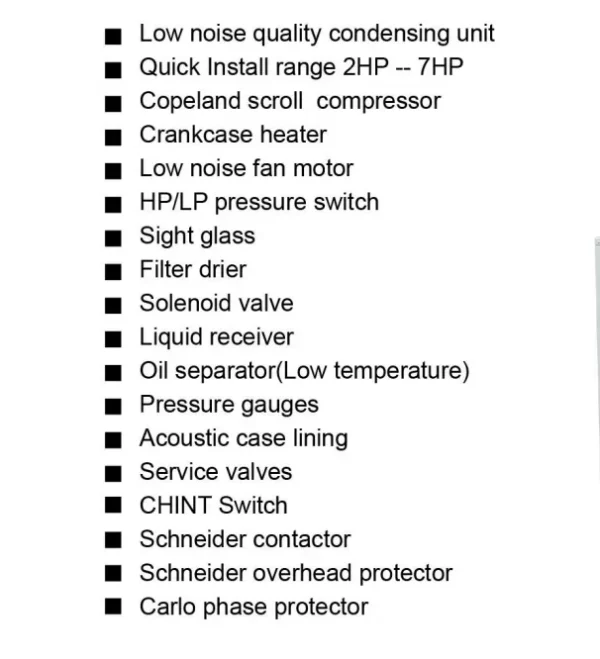Condensing Unit, Scroll, 220 V, 4910w(6.58hp) - view 4