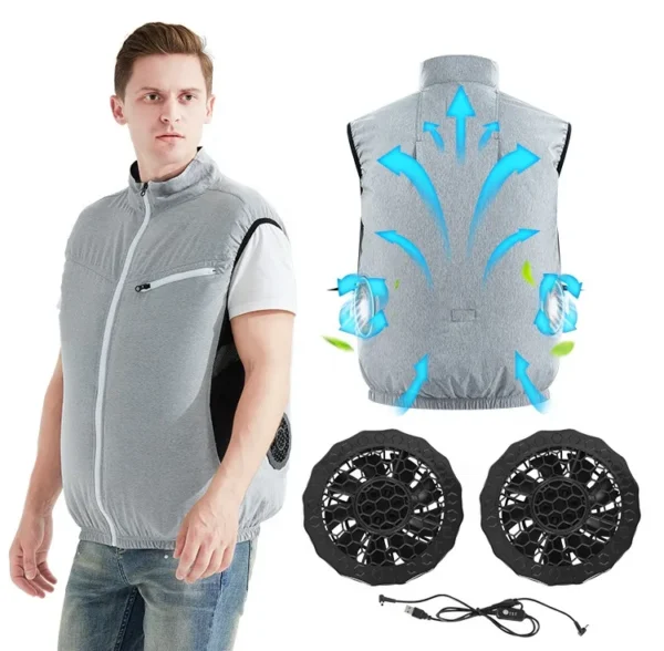 Conditioning Vest Fan, COTTON, USB, 5V