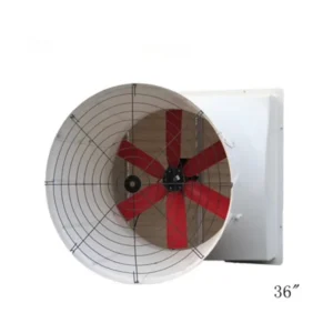 Cone Exhaust Ventilation Fan, Wall, 380, fibgerglass