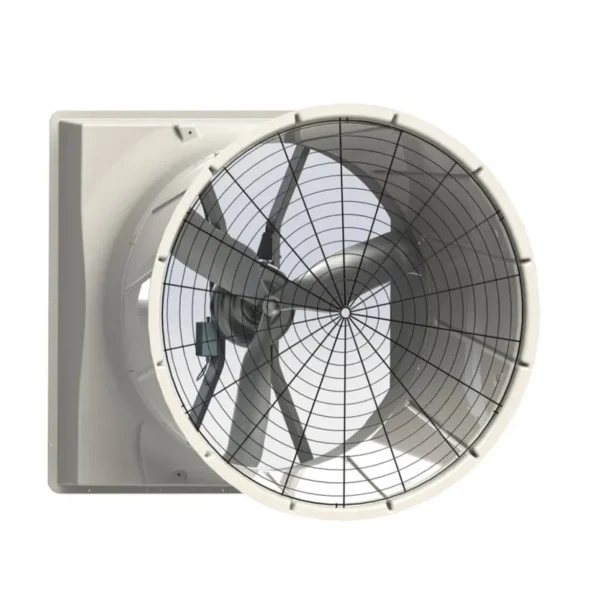 Cone Exhaust Ventilation Fan, Wall, 380, fibgerglass - view 2