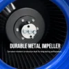 Consistent Airflow Cabinet Fan, Centrifugal, 220 V, Metal - view 5