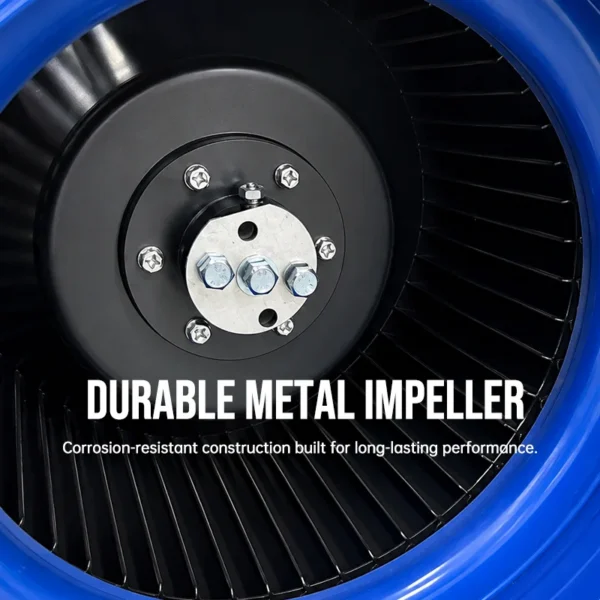 Consistent Airflow Cabinet Fan, Centrifugal, 220 V, Metal - view 5