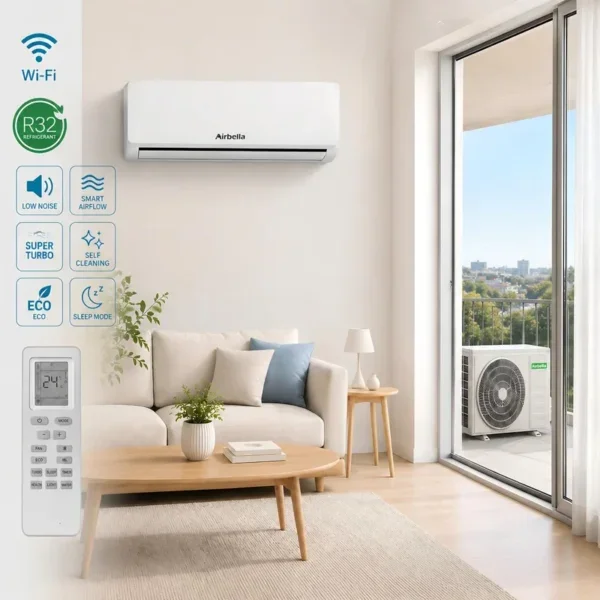 Control Air Conditioner, 12000BTU, R32, Wall, Inverter