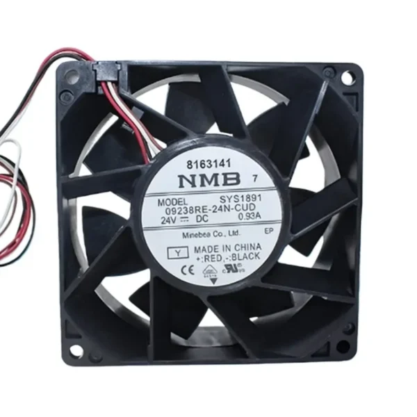 Control Chassis Cooling Fan, NMB, 09238RE-24N-CUD, 9038, 24V