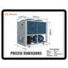 Cooled Industrial Water Chiller, 20HP, Plastic