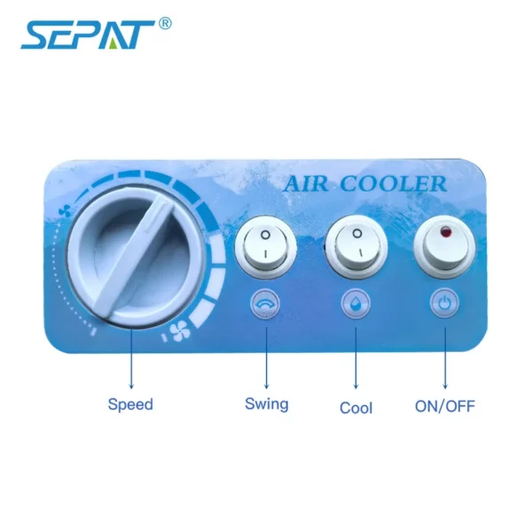 Cooling Air Cooler, Plastic, Portable, Solar - view 4