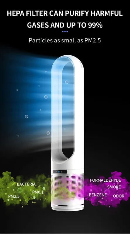 Cooling Bladeless Tower, 50-inch, Electric Power, 30 - view 3