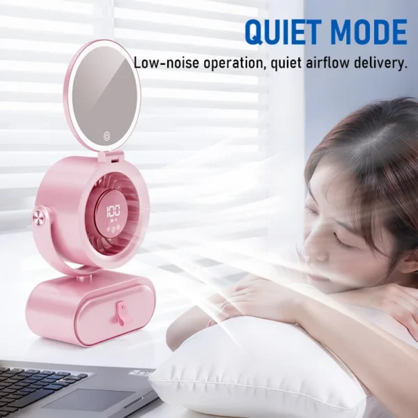 Cooling Desk Fan, 7-Blade, 4000mAh, USB - view 5