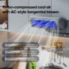 Cooling Desktop Fan, 2000mAh, Portable, Wall - view 3