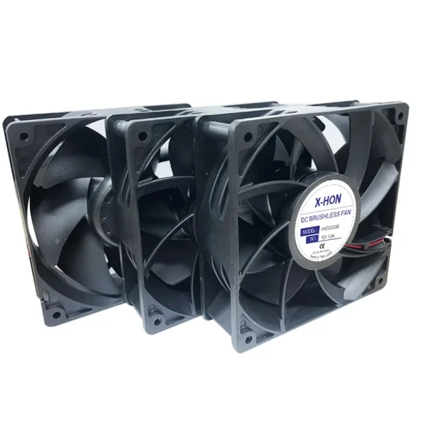 Cooling Fan, 12038, 12v, BRUSHLESS, 120*120*38mm - view 4