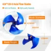Cooling Fan, 12100105000018, Plastic, 424*128-8 - view 2
