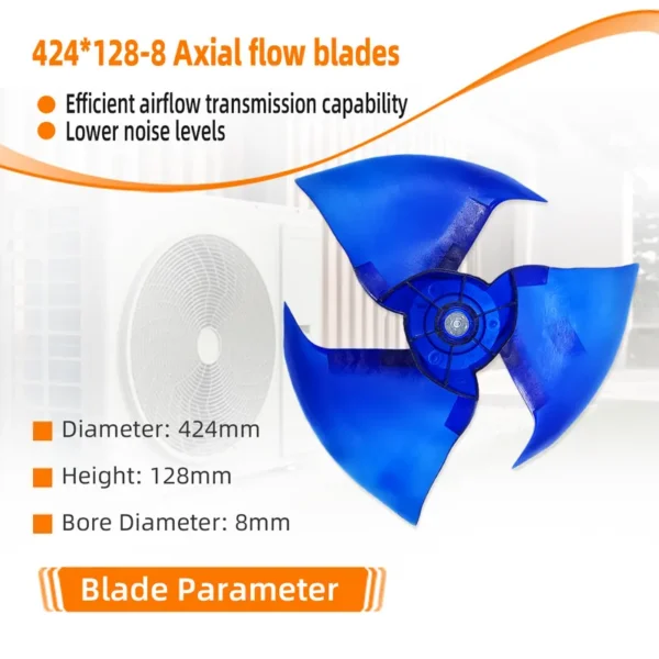 Cooling Fan, 12100105000018, Plastic, 424*128-8 - view 3