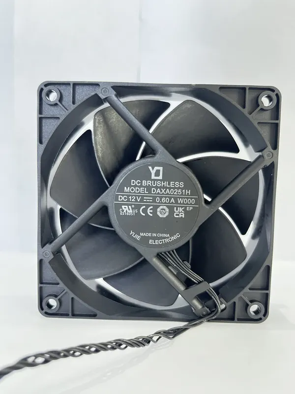 Cooling Fan, 12V, 100x100x25mm, Brushless, Axial - view 5