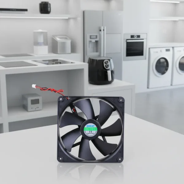 Cooling Fan, 140x140x25mm, 12V - view 4