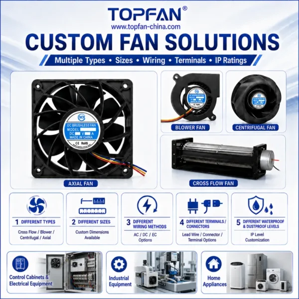 Cooling Fan, 220mm, IP65, IP68, Waterproof - view 4