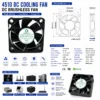 Cooling Fan, 45X45X10mm, Brushless, Axial - view 4