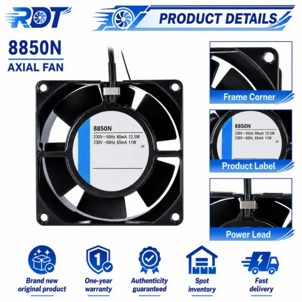 Cooling Fan, 8850N, 230 V, Electric - view 5