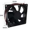 Cooling Fan, 9238MM, 85-230V, 92x92x38mm, Brushless - view 2