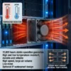 Cooling Fan, Axial, 80*56mm, 12V, Waterproof - view 2