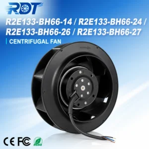 Cooling Fan, R2E133-BH66-27, 230V, 133mm, 28W
