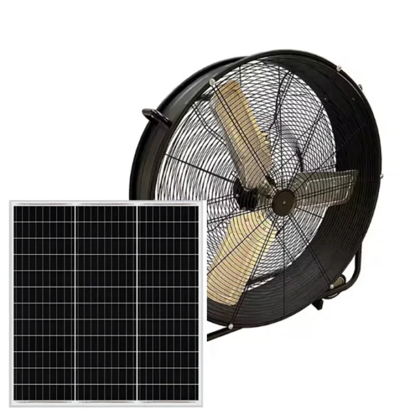 Cooling Fan, Solar, Stainless, Steel - view 4