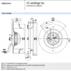 Cooling Fan, TYP, R2E250-AS50-39, M2E068-EC, R2E250-AS53-23 - view 3
