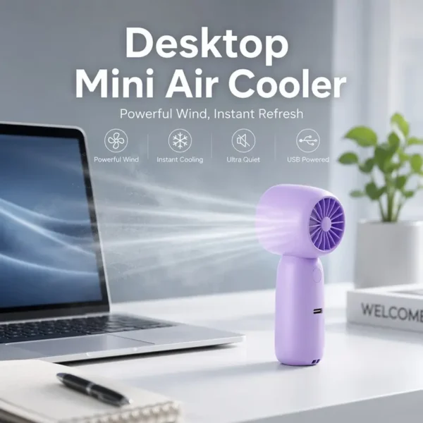 Cooling Mini Fan, Portable, USB - view 5