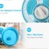 Cooling Table Fan, 180mm/7'', Plastic - view 6