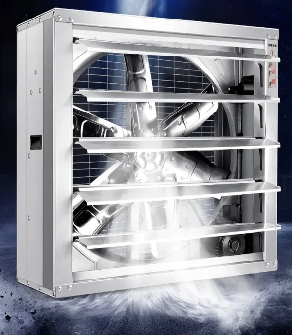 Cooling Temperature Control Fan, 800mm, 500mm, Cast - view 6