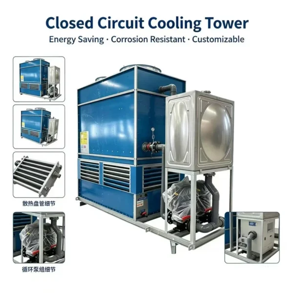 Cooling Tower, 380 V, 5500 W(7.38hp) - view 2