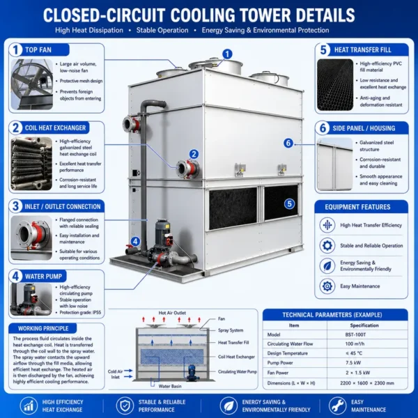 Cooling Tower, 380 V, Metal - view 2