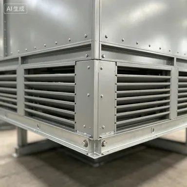 Cooling Tower, Customizable, Metal - view 3