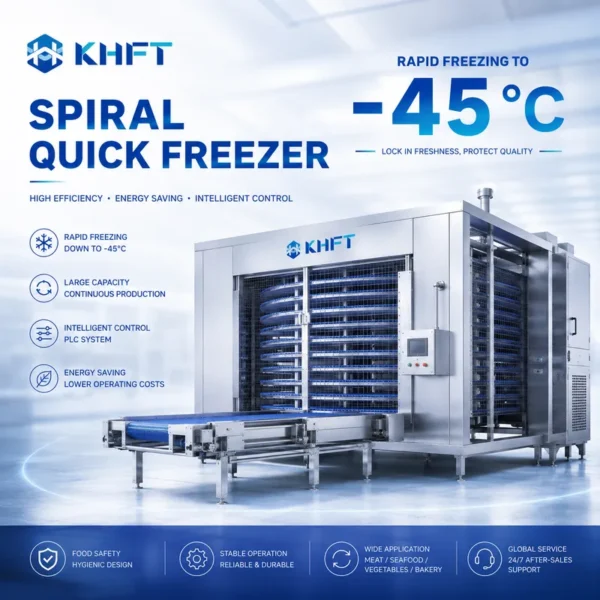 Cooling Tower, KHFT, R22, Spiral Freezer